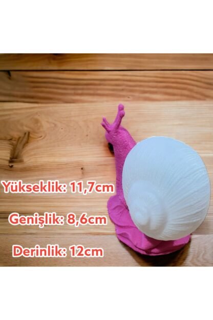Işıklı Salyangoz Şeklinde Masa Süsü - Görsel 3