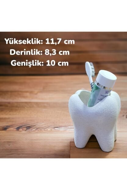 Tarz Diş Şeklinde Diş Fırçalık ( Artık Daha Büyük) - Görsel 3