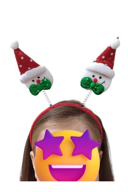 Şirin Noel Baba Figürlü Yılbaşı Taçı. ( Yetişkin ve Çocuklar İçin Uygun) - Görsel 4