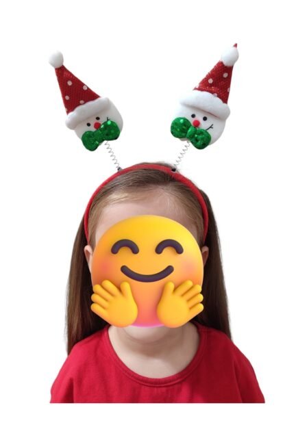 Şirin Noel Baba Figürlü Yılbaşı Taçı. ( Yetişkin ve Çocuklar İçin Uygun) - Görsel 5